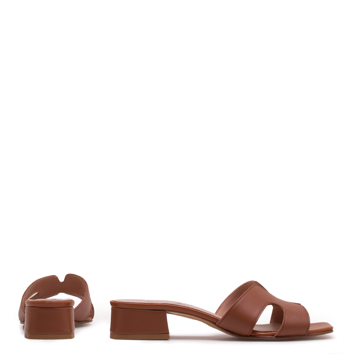 Michele Lopriore Palau Sandals, Leather Tan, gallery view 2