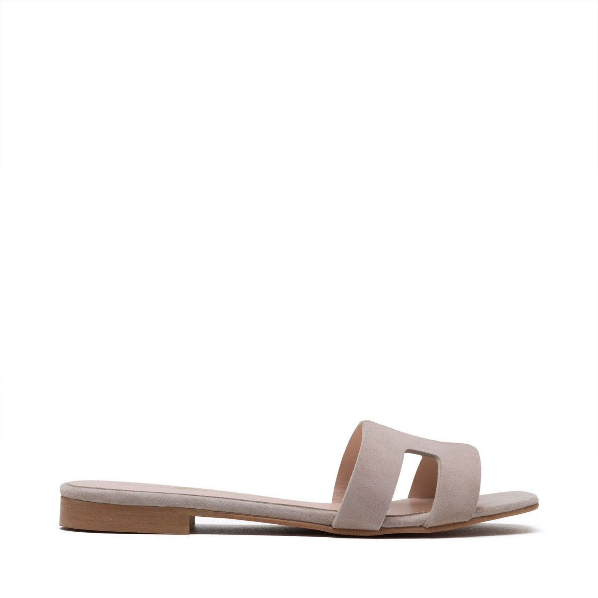 Michele Lopriore Creta Slides, Suede Beige, product view