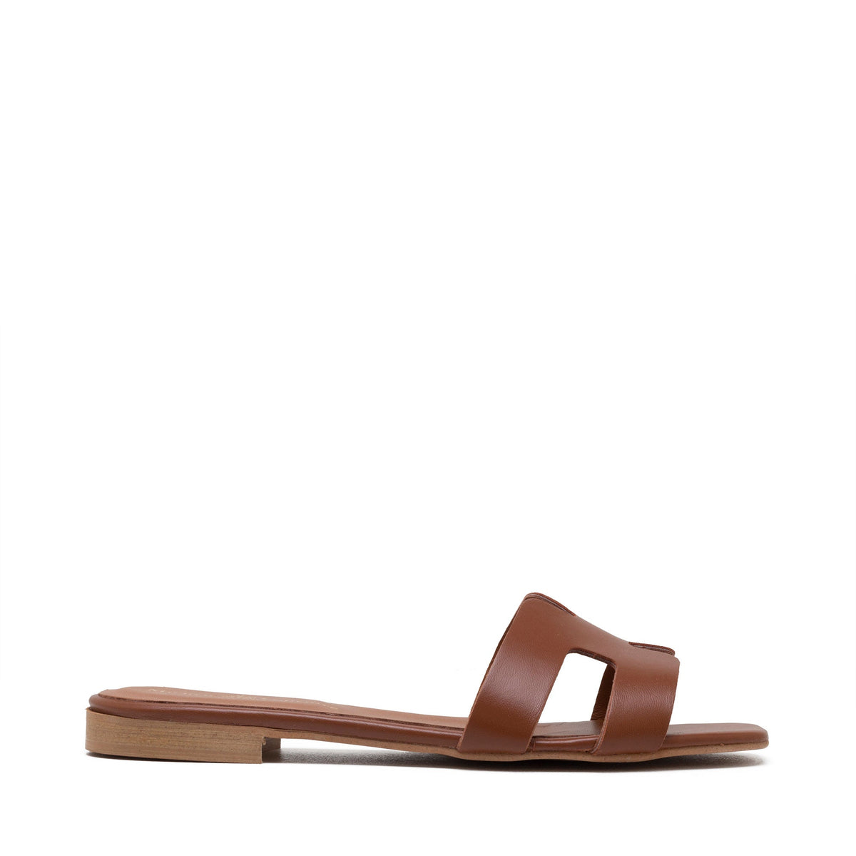 Michele Lopriore Creta Slides, Leather Tan, product view