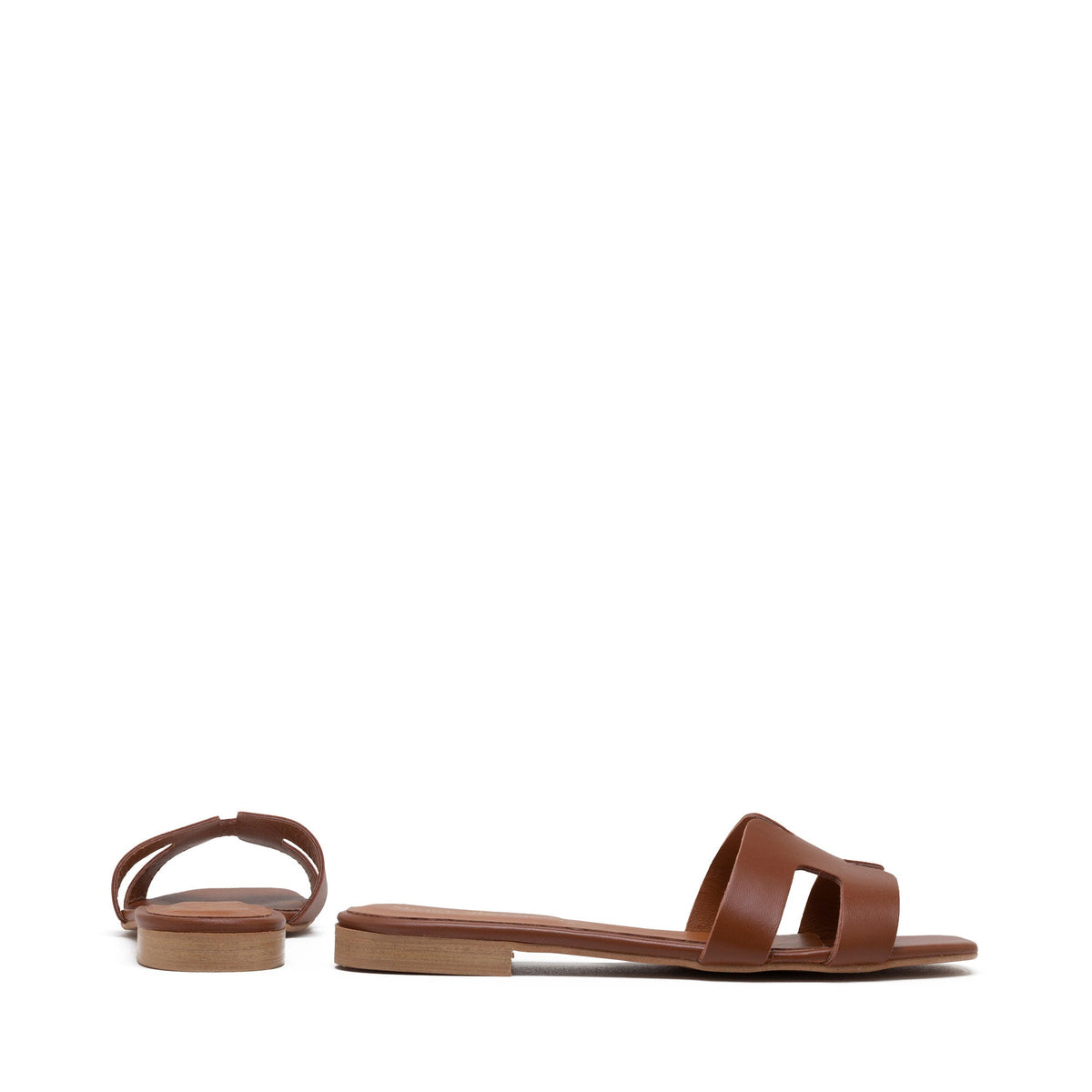 Michele Lopriore Creta Slides, Leather Tan, gallery view 2