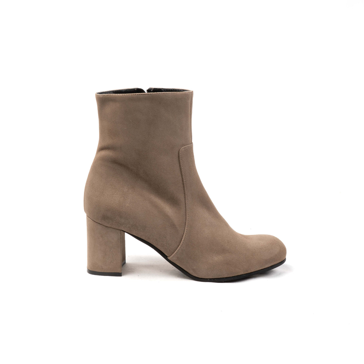 Michele Lopriore Carmen Ankle Boots, Suede Taupe, product view