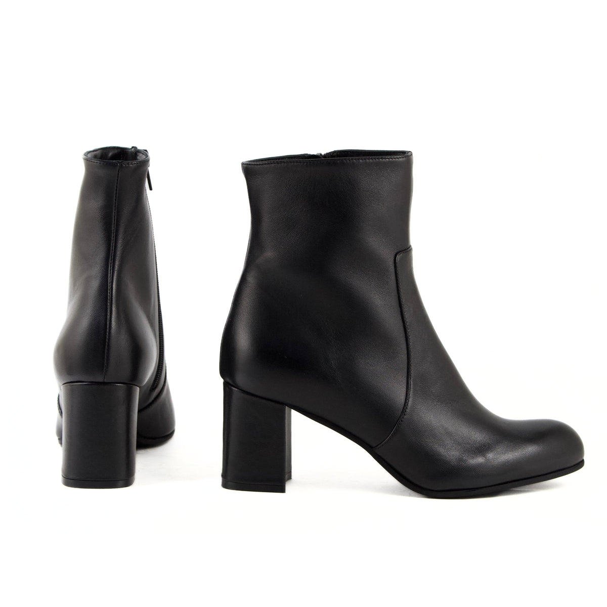 Michele Lopriore Carmen Ankle Boots, Leather Black, gallery view 2