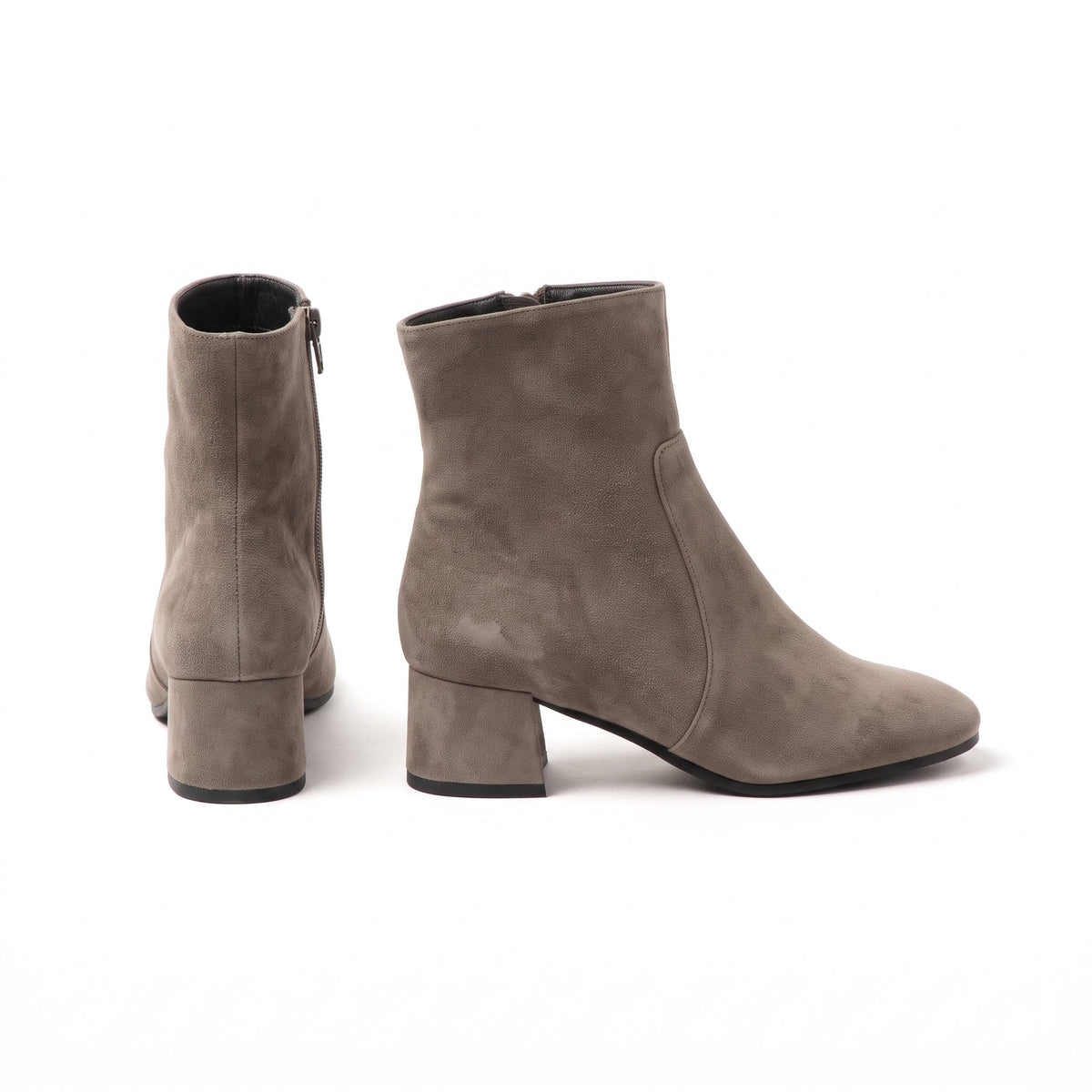 Michele Lopriore Veronique Ankle Boots, Suede Fango, gallery view 2