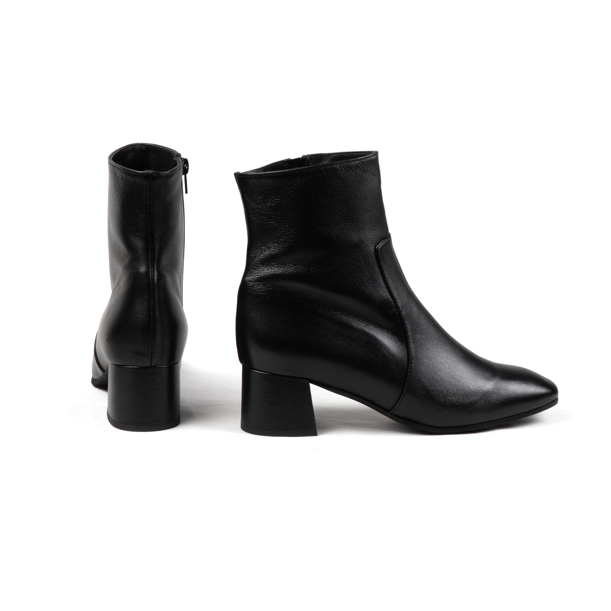 Michele Lopriore Veronique Ankle Boots, Leather Black, gallery view 2