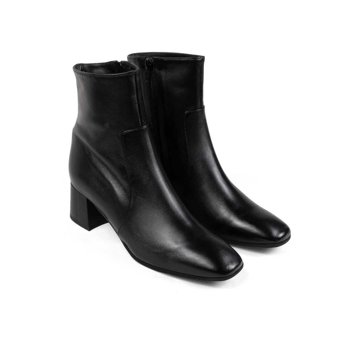 Michele Lopriore Veronique Ankle Boots, Leather Black, gallery view 3