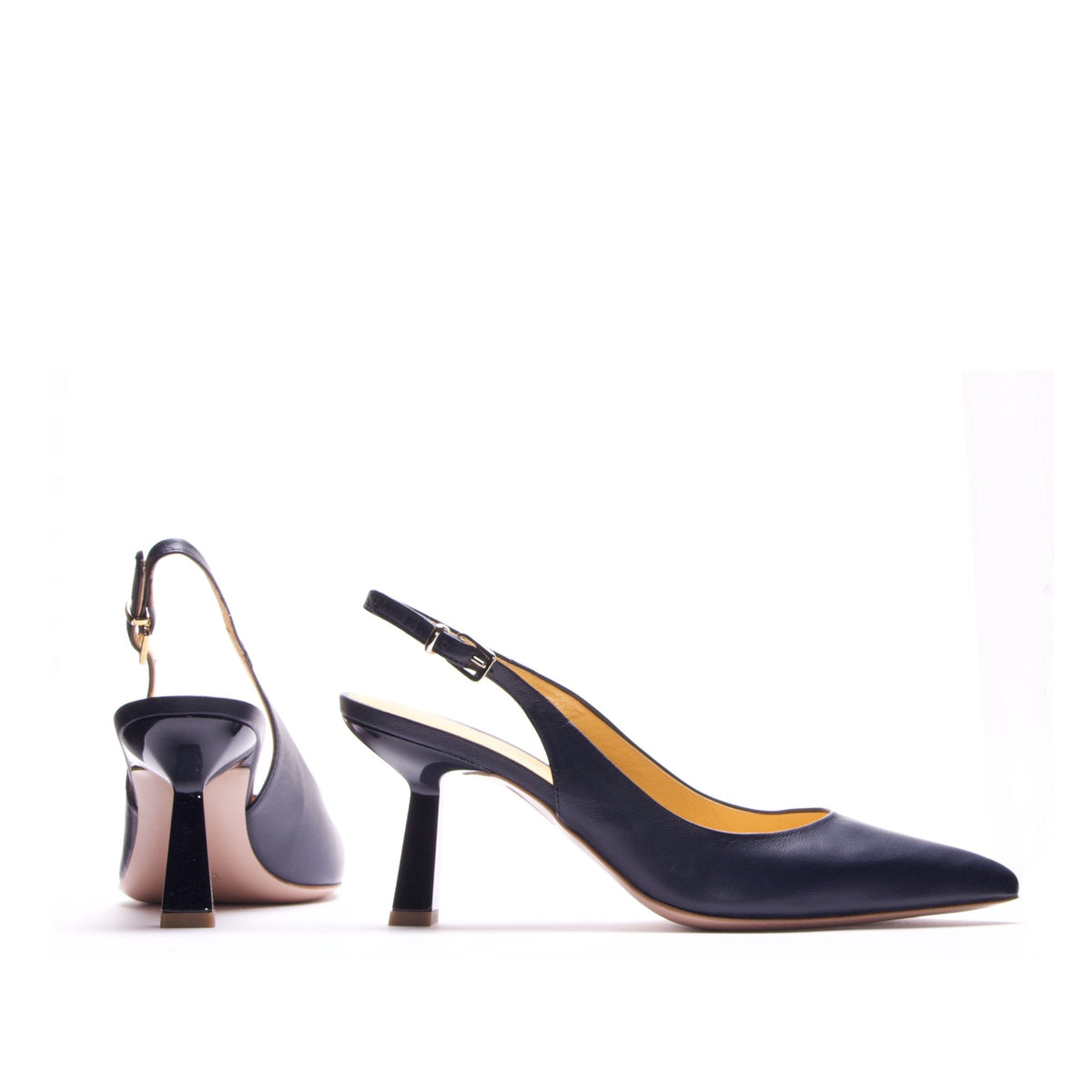 Michele Lopriore Lindsay Sling-Back, Genuine Blue Leather, gallery view 2