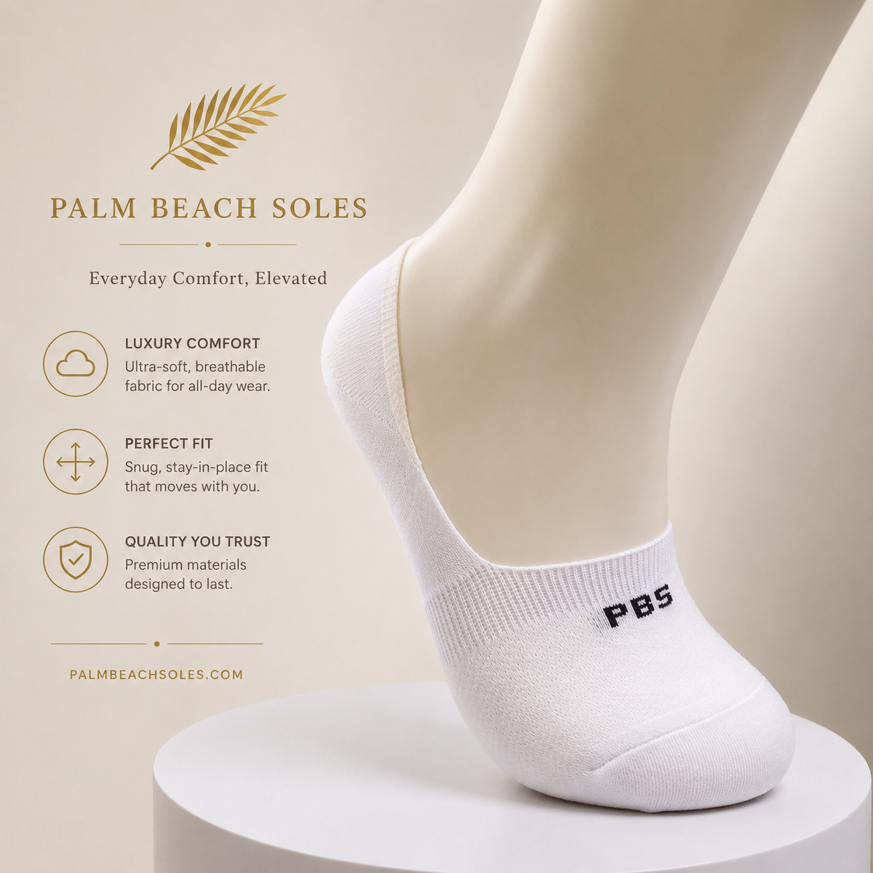PBS - CloudStep No-Show Socks