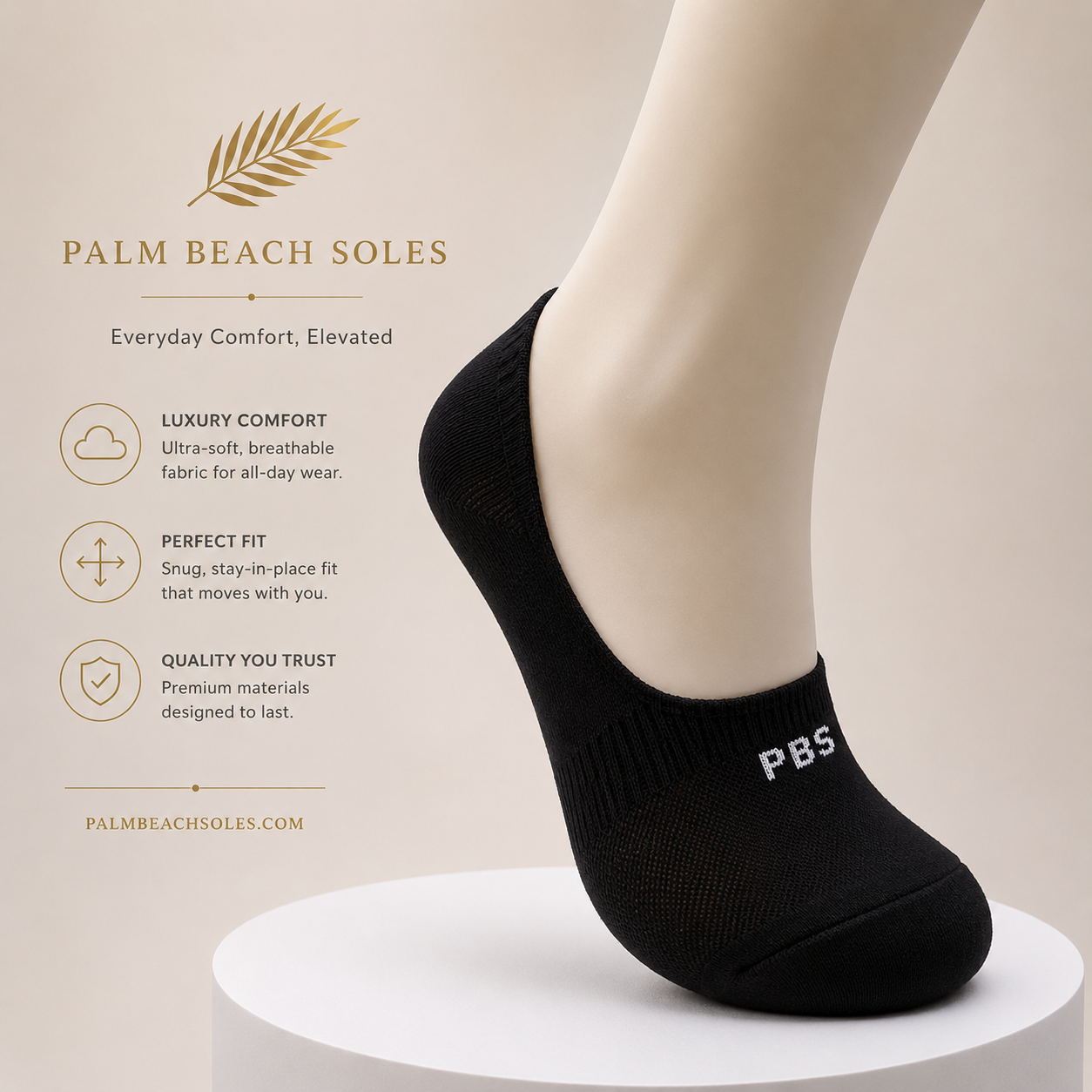 PBS - CloudStep No-Show Socks
