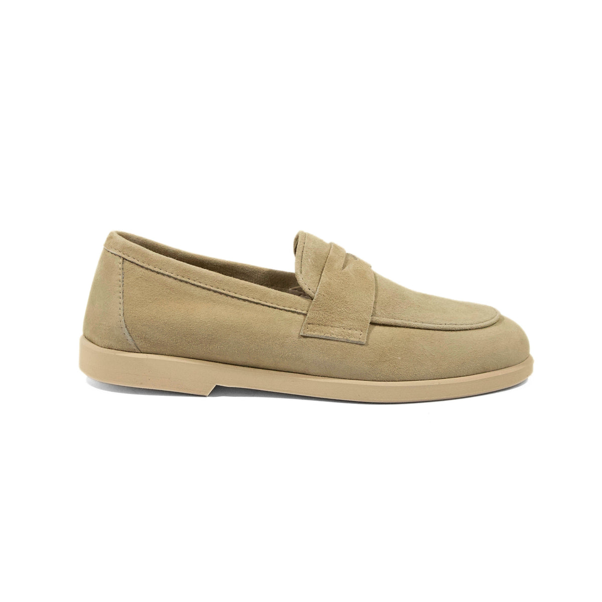 Michele Lopriore Asti Loafers, Suede Camel, product view