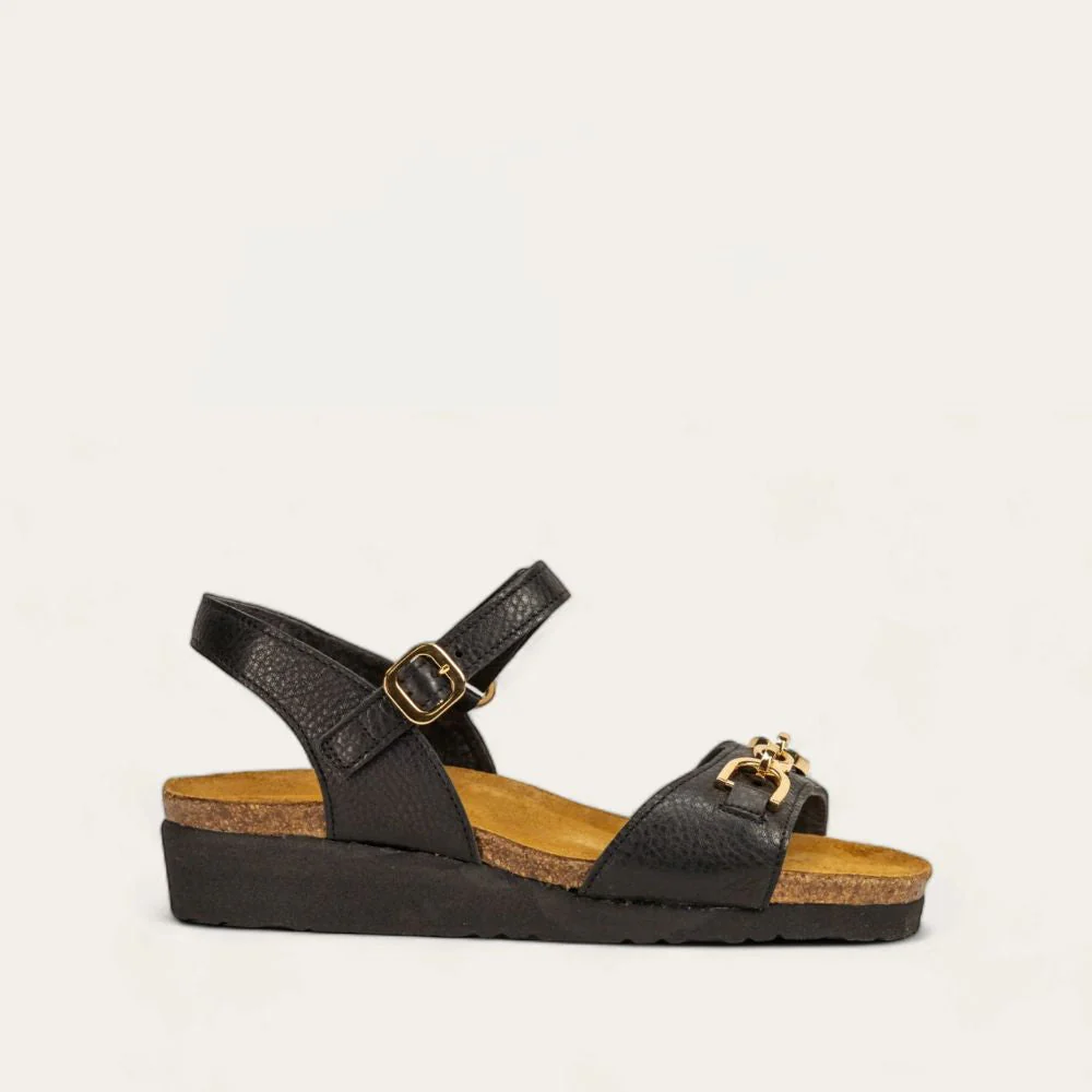 NAOT - AUBREY - SIZE 36 - SOFT BLACK LEATHER
