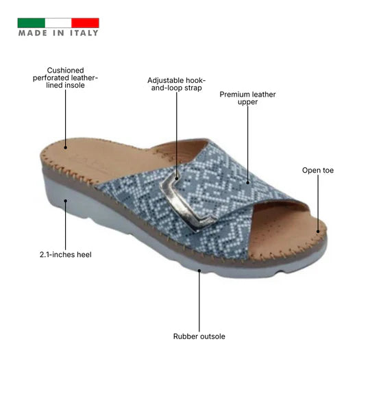 La Plume - Agua Women’s Leather Comfort Slippers