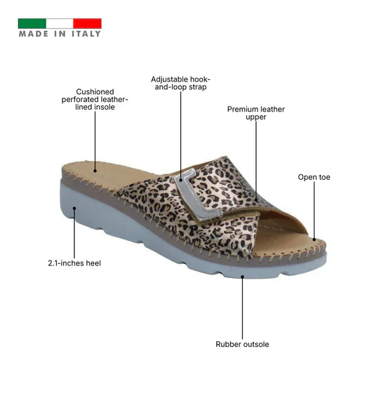 La Plume - Agua Women’s Leather Comfort Slippers