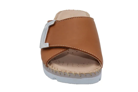 La Plume - Agua Women’s Leather Comfort Slippers