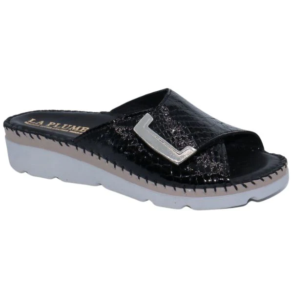 La Plume - Agua Women’s Leather Comfort Slippers
