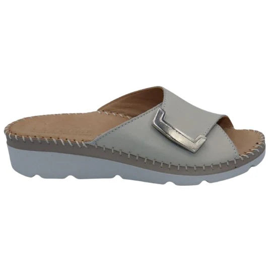 La Plume - Agua Women’s Leather Comfort Slippers