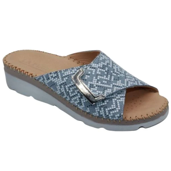 La Plume - Agua Women’s Leather Comfort Slippers