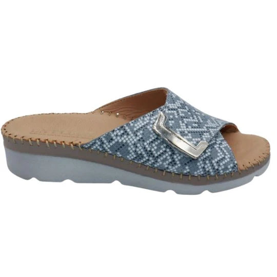 La Plume - Agua Women’s Leather Comfort Slippers