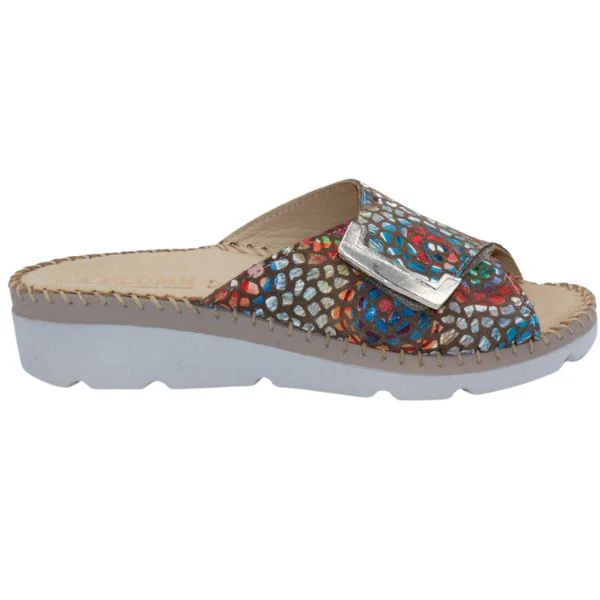 La Plume - Agua Women’s Leather Comfort Slippers