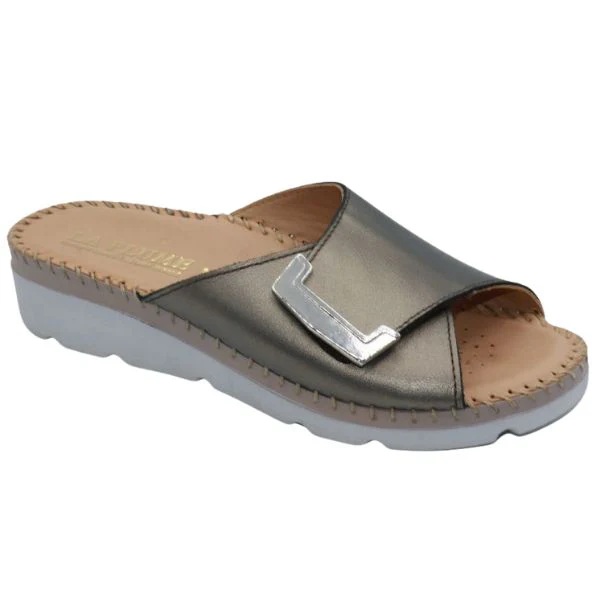 La Plume - Agua Women’s Leather Comfort Slippers