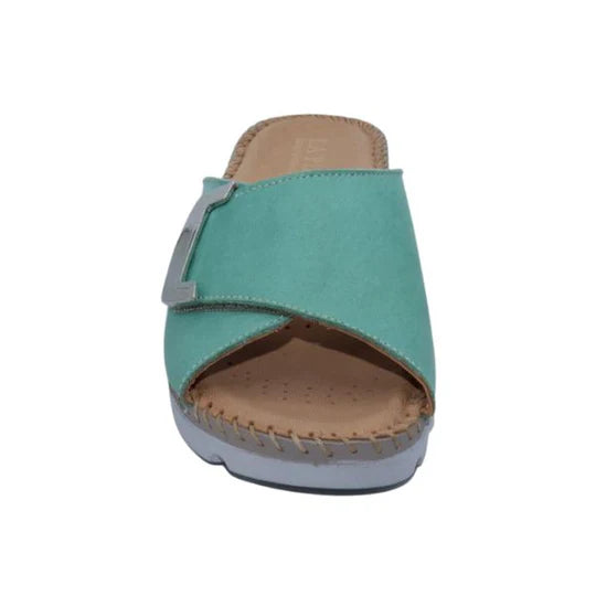 La Plume - Agua Women’s Leather Comfort Slippers
