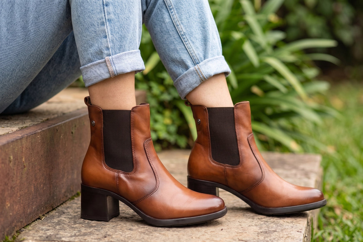 Eric Michael Betsy in TAN LEATHER — view 2