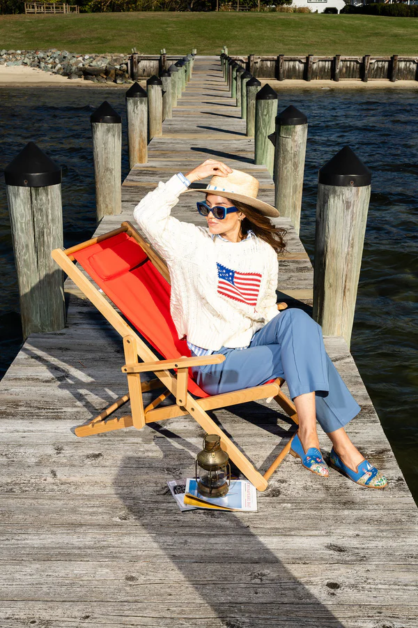 BY PAIGE - NEEDLEPOINT LOAFER IN NANTUCKET