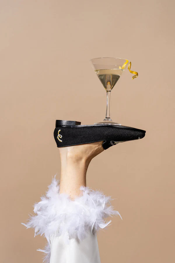 BY PAIGE - NEEDLEPOINT LOAFER IN MARTINI