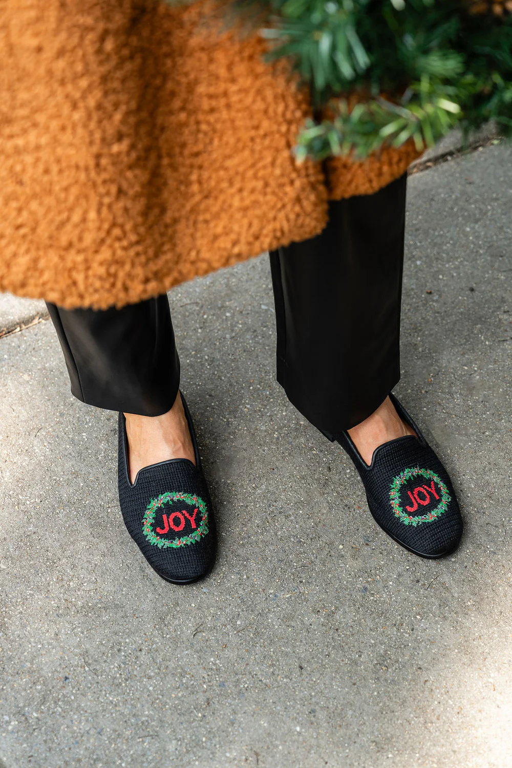 BY PAIGE - NEEDLEPOINT LOAFER IN JOY WREATH
