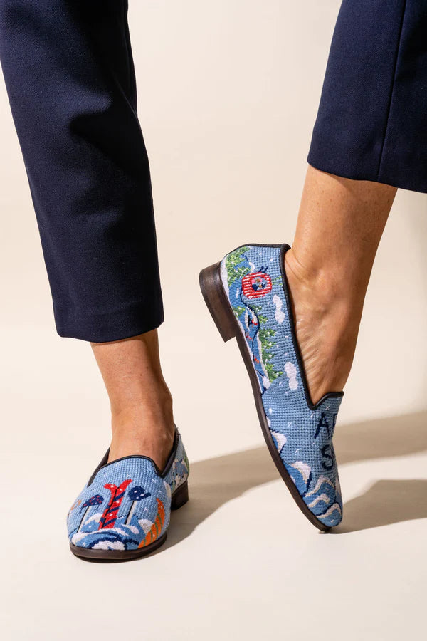 BY PAIGE - NEEDLEPOINT LOAFER IN APRÈS SKI
