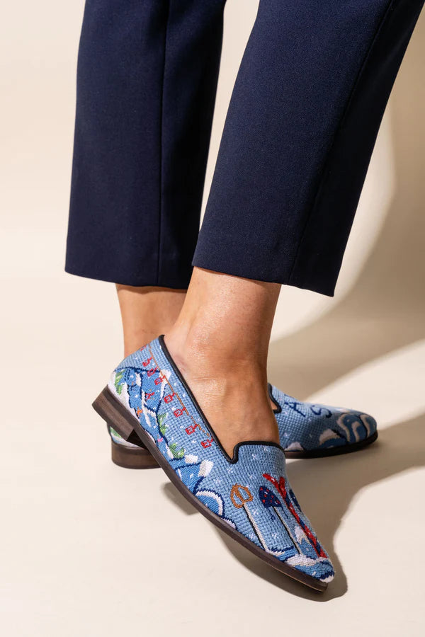 BY PAIGE - NEEDLEPOINT LOAFER IN APRÈS SKI