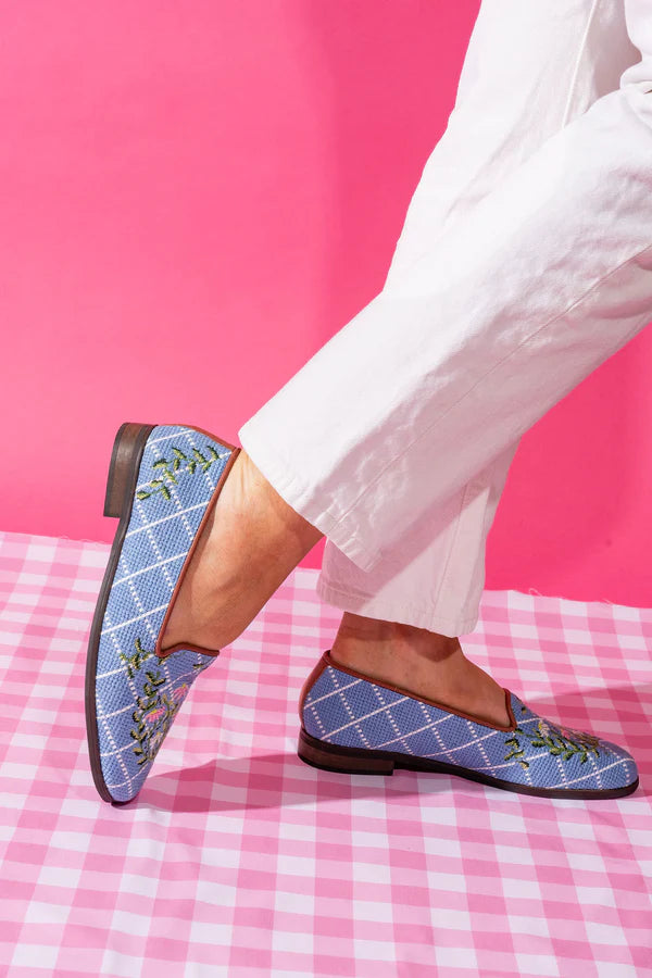 BY PAIGE - NEEDLEPOINT LOAFER IN FLORAL