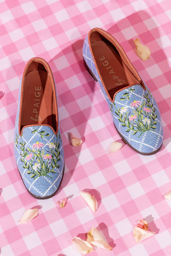 BY PAIGE - NEEDLEPOINT LOAFER IN FLORAL