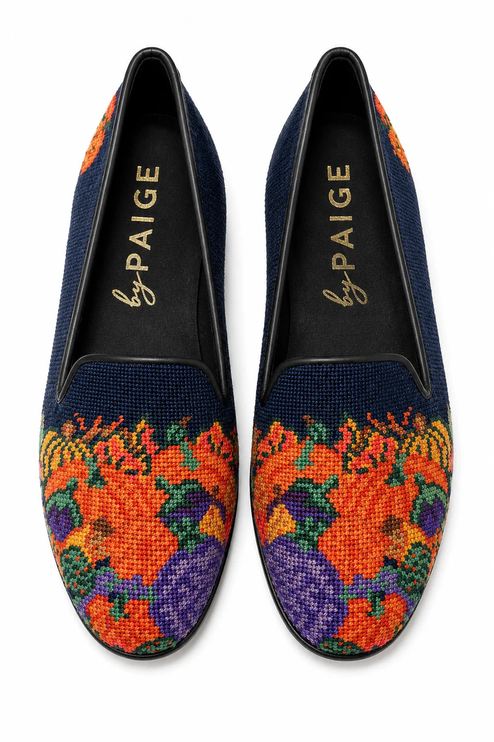 BY PAIGE - NEEDLEPOINT LOAFER FALL HARVEST