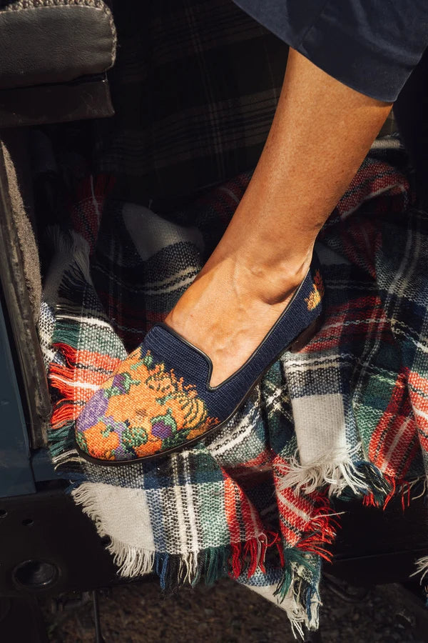 BY PAIGE - NEEDLEPOINT LOAFER FALL HARVEST