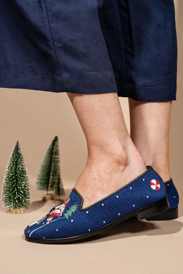 BY PAIGE - NEEDLEPOINT LOAFER IN NUTCRACKERS