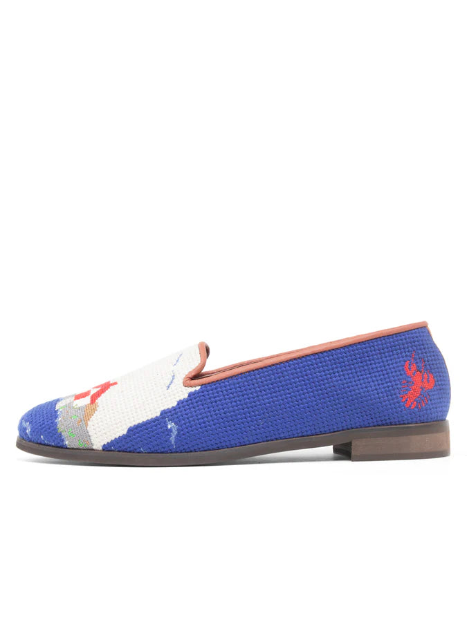 BY PAIGE - NEEDLEPOINT LOAFER IN LIGHTHOUSE & BUOY - SIZE 8.5