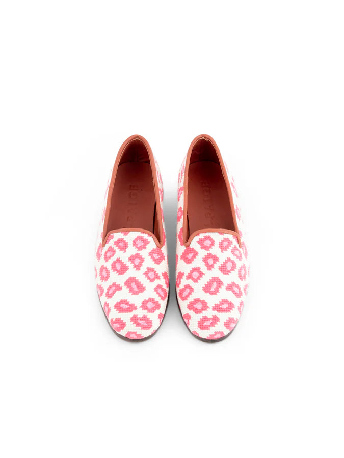 BY PAIGE - NEEDLEPOINT LOAFER IN LEOPARD
