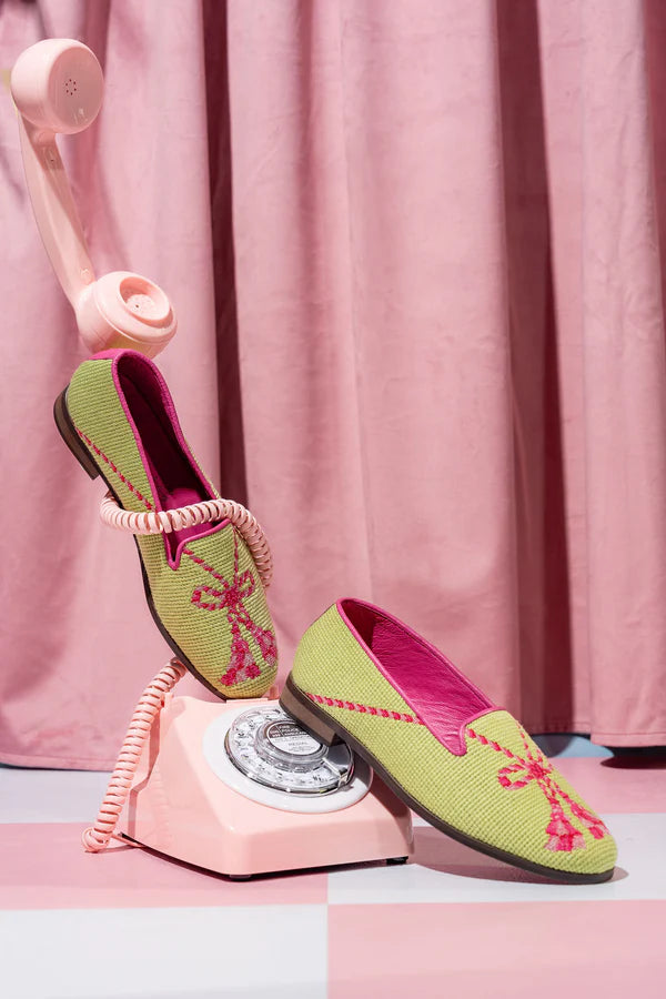 BY PAIGE - NEEDLEPOINT LOAFER IN TASSEL