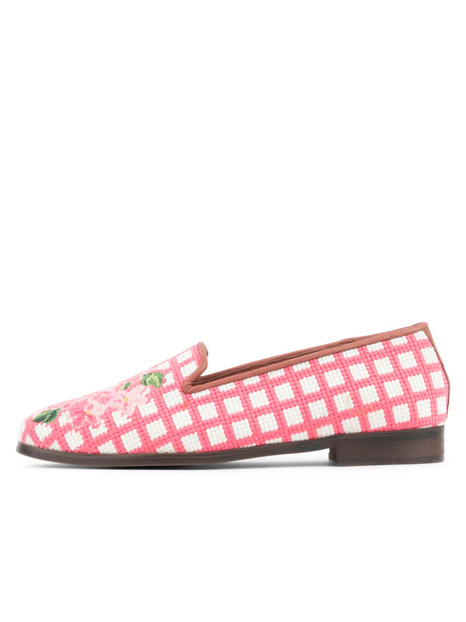 BY PAIGE - NEEDLEPOINT LOAFER IN HYDRANGEA
