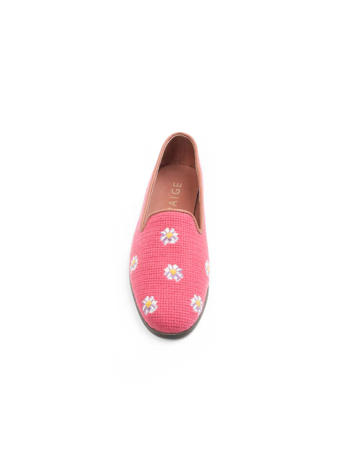 BY PAIGE - NEEDLEPOINT LOAFER IN DAISIES