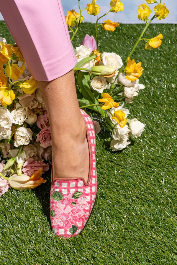 BY PAIGE - NEEDLEPOINT LOAFER IN HYDRANGEA