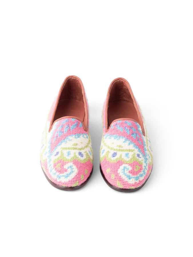 BY PAIGE - NEEDLEPOINT LOAFER IN PREPPY PAISLEY