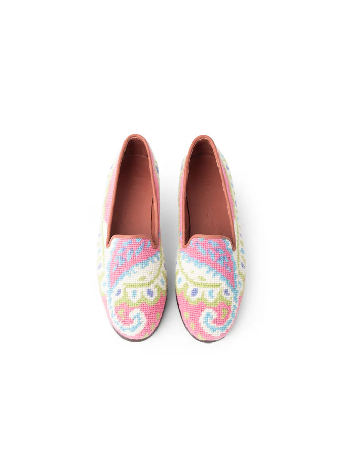 BY PAIGE - NEEDLEPOINT LOAFER IN PREPPY PAISLEY