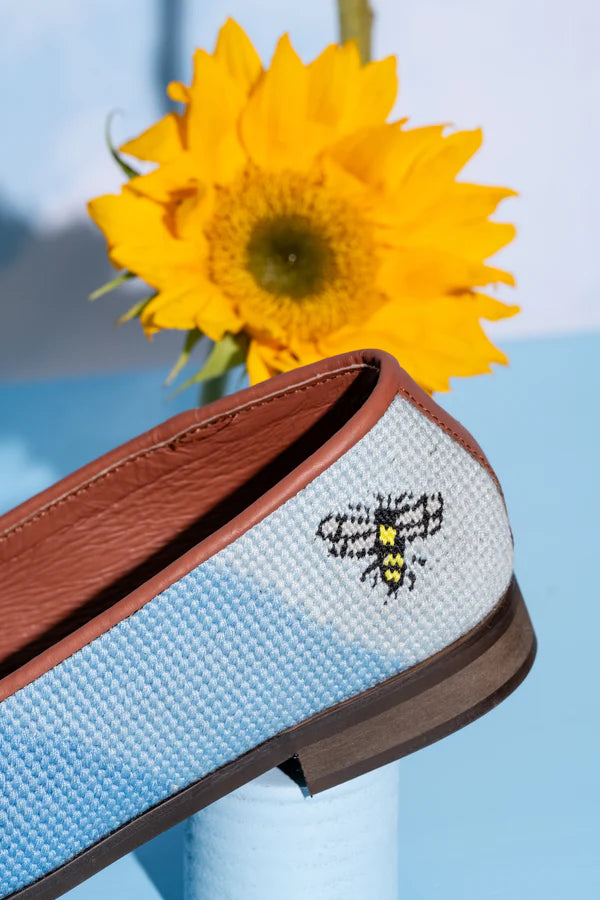 BY PAIGE - NEEDLEPOINT LOAFER IN SUNFLOWER