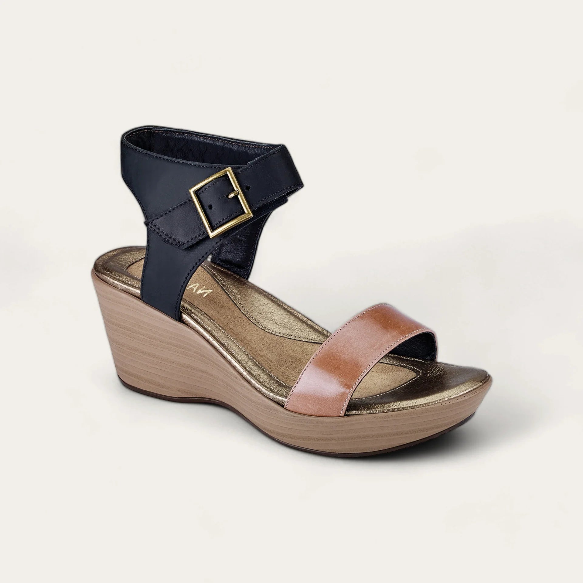 NAOT - CAPRICE - SIZE 38 - ARIZONA TAN/OILY COAL NUBUCK