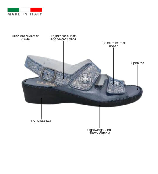 La Plume - Dusty Women’s Slingback Leather Sandal