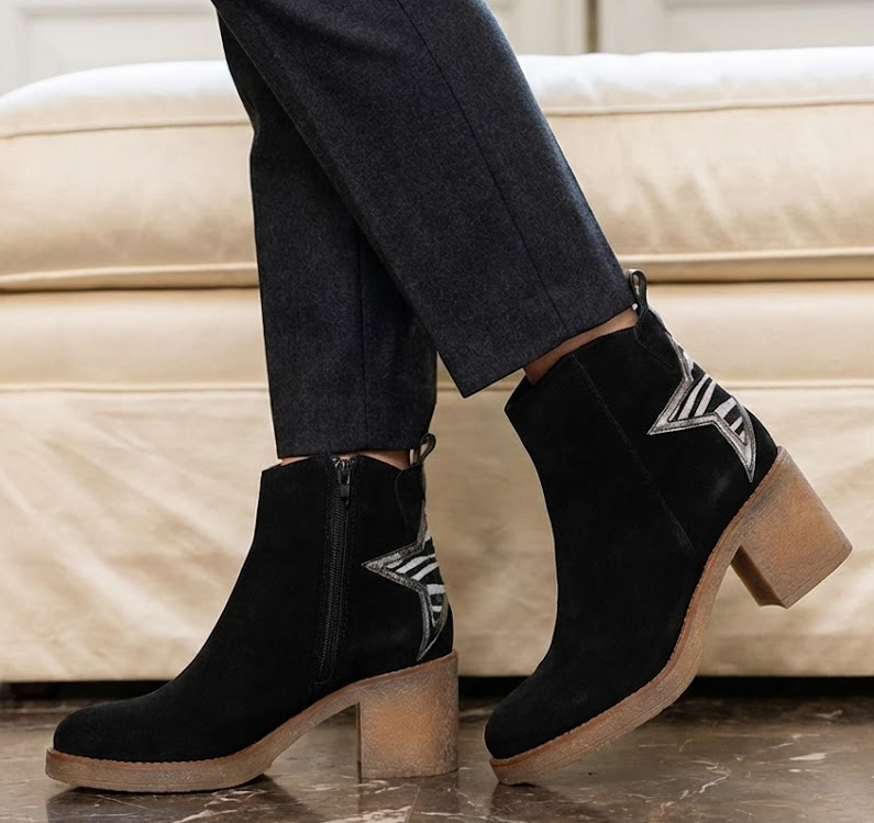 Eric Michael Perlima in black nubuck — view 2