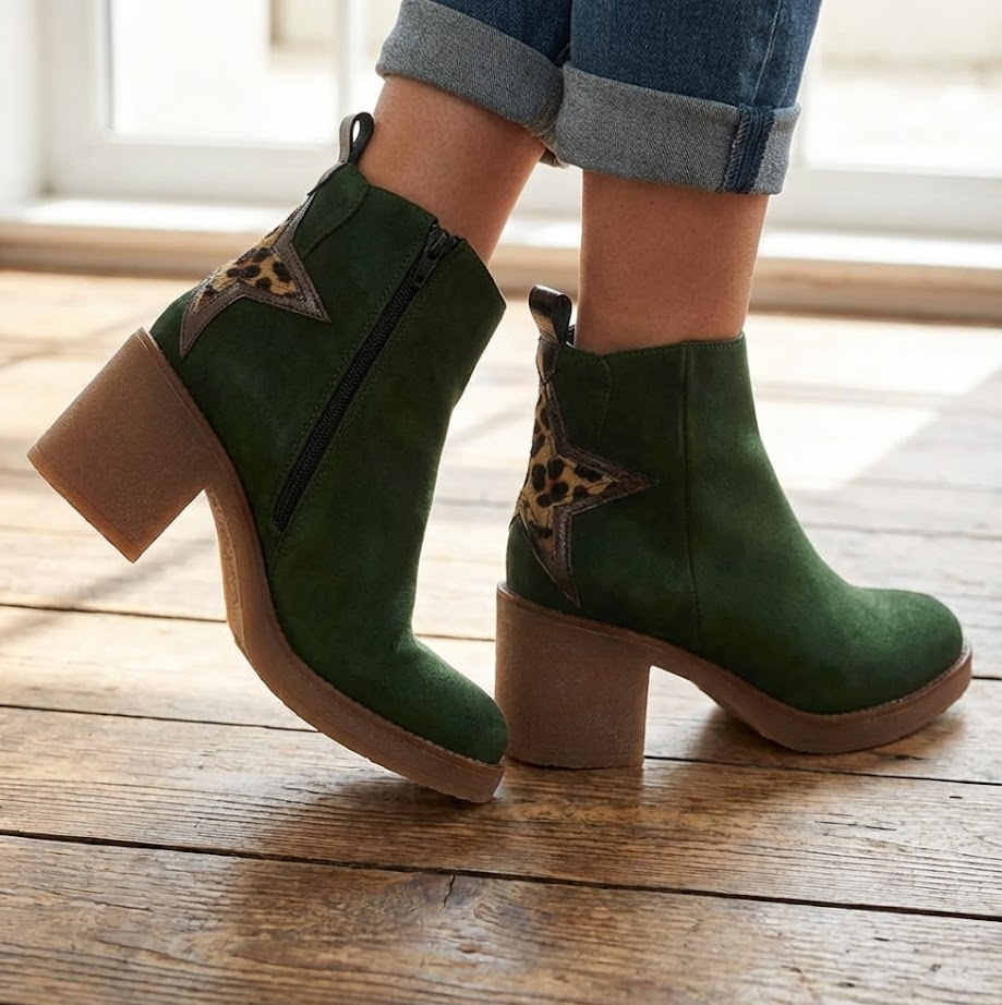 Eric Michael Perlima in Green nubuck — view 2