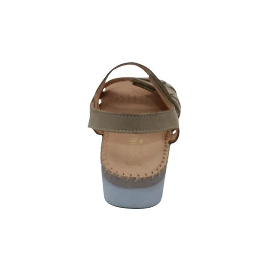 La Plume - Fiesta Women’s Multi-Strap Leather Slingback Sandal