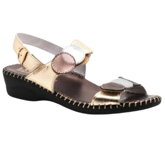 La Plume -Fiora Mixed-Texture Slingback Sandal